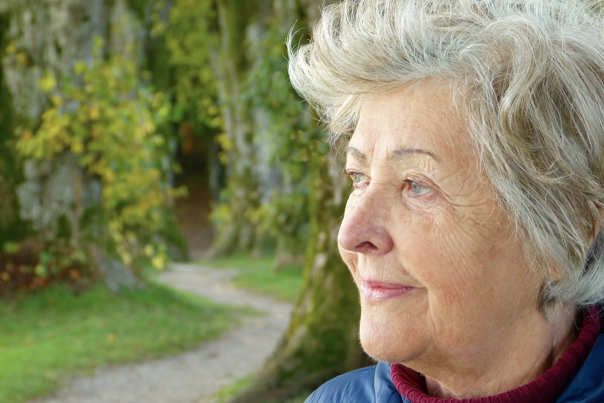 older lady during retirement