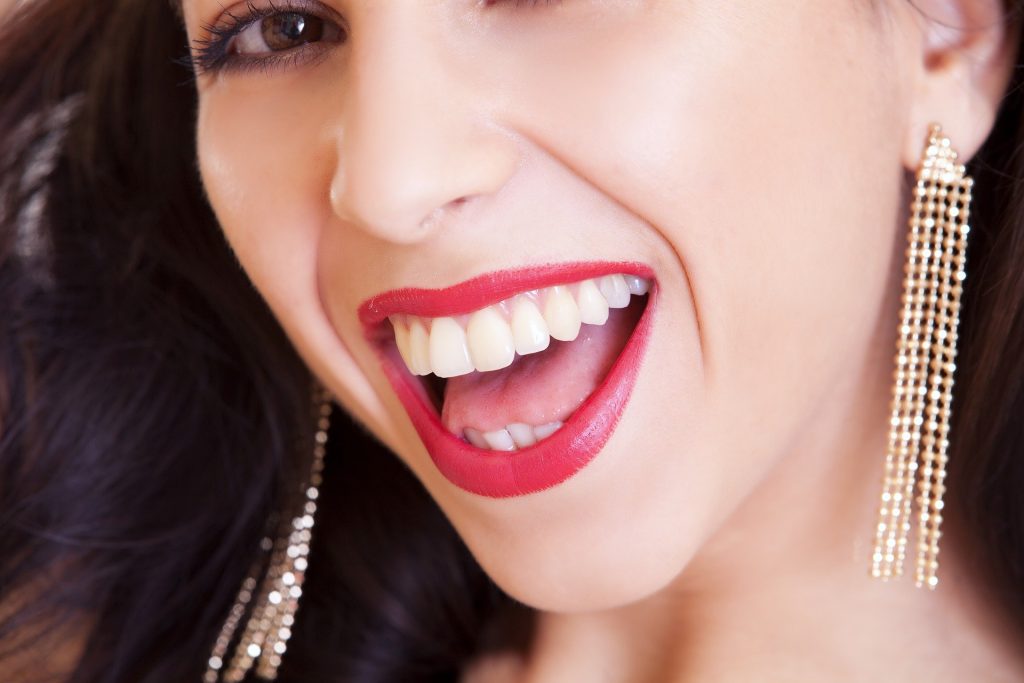 person with whiter teeth